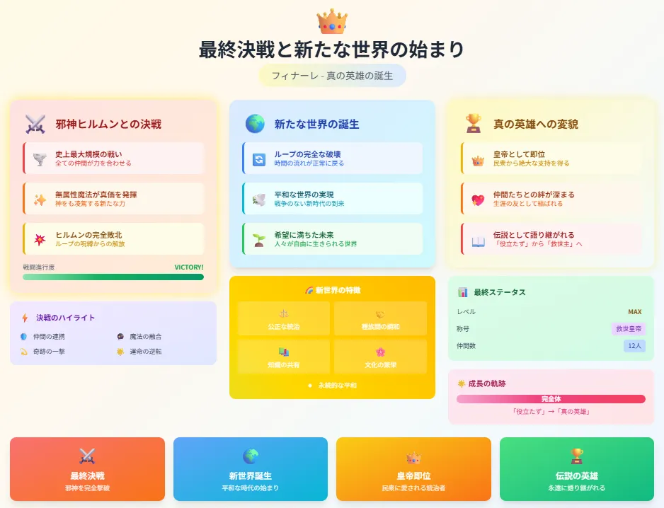 5処刑寸前から始まる神ゲー無双｜最終決戦と新たな世界の始まり